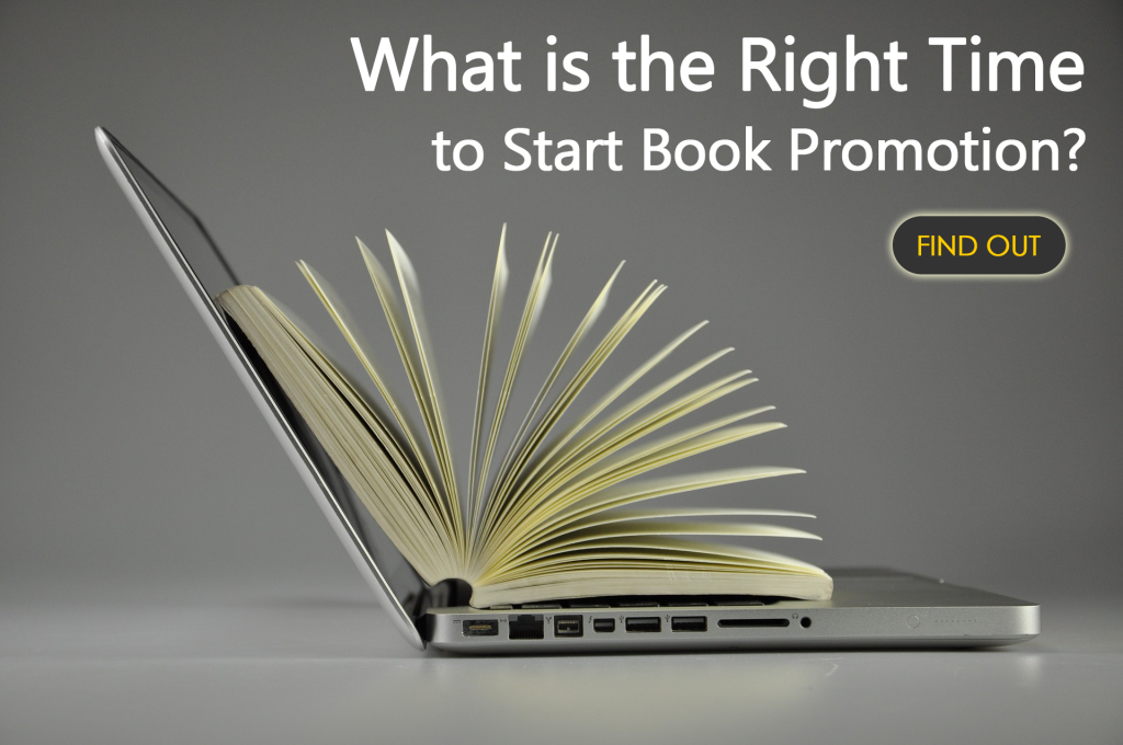 What is the right time to start book promotions?